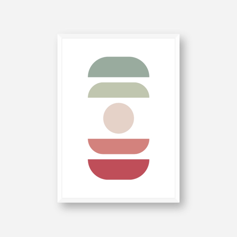 Red light red green and light green abstract colour swatch style minimalist free downloadable printable wall art, digital print